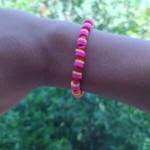 A Colourful Rubber Bracelet